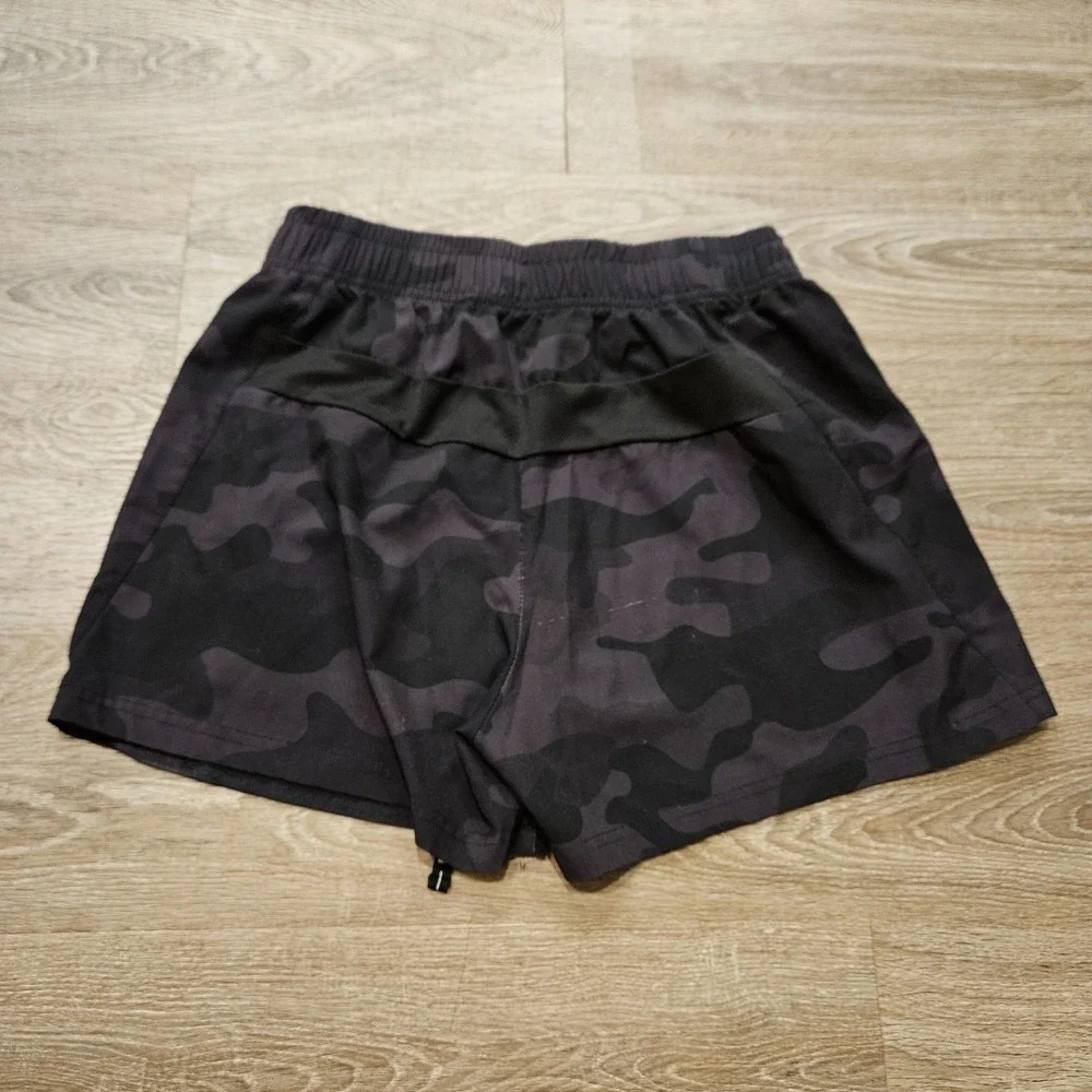 YoungLA Bodybuilding Training Shorts Men's Small Black Camo 4